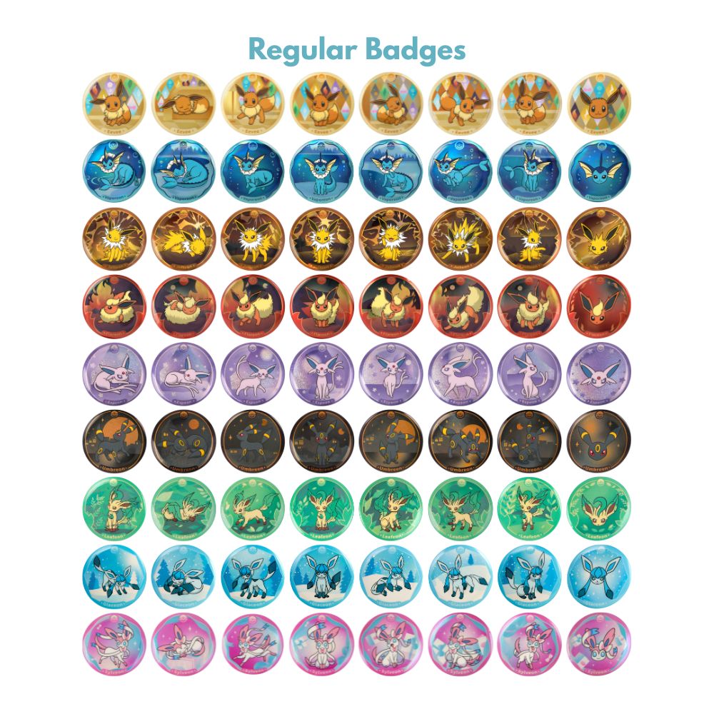 Pokemon Terastal Grand Gathering Badge Set [S-Chinese]